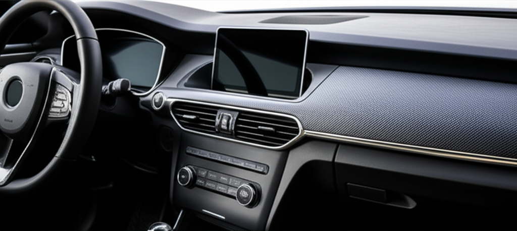 Clean car dashboard